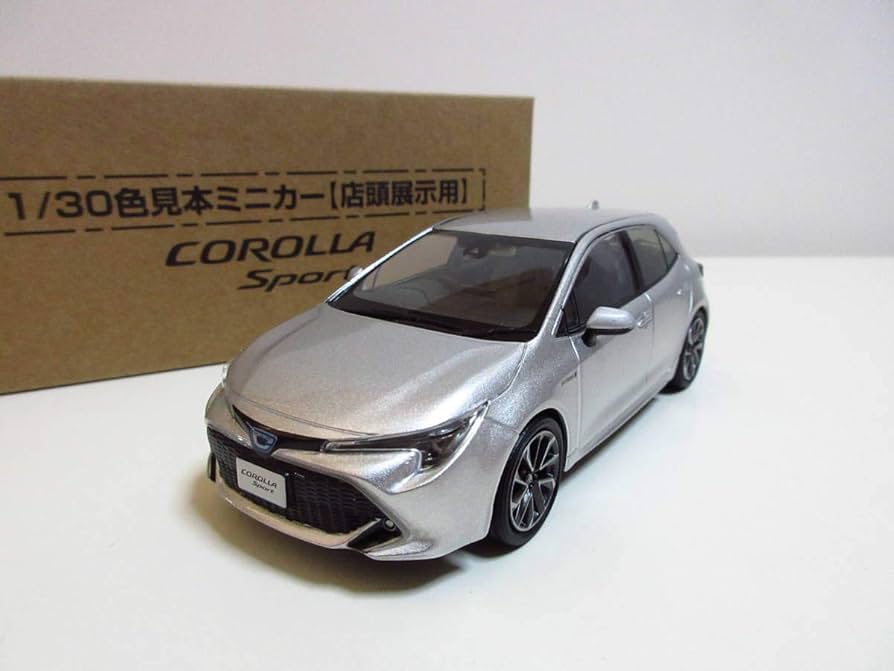 トヨタ COROLLA SPORT ミニカー Amazon | 1/30 トヨタ 新型カローラスポーツ COROLLA SPORT